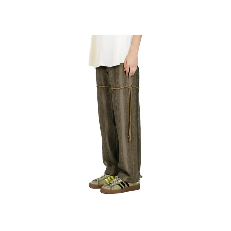 SONG FOR THE MUTE Casual Pants Men Green-3