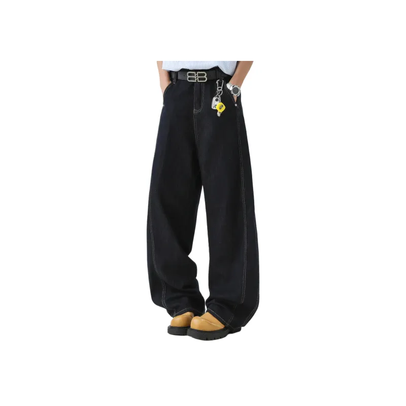 XAFB Casual Pants Unisex Blue-0