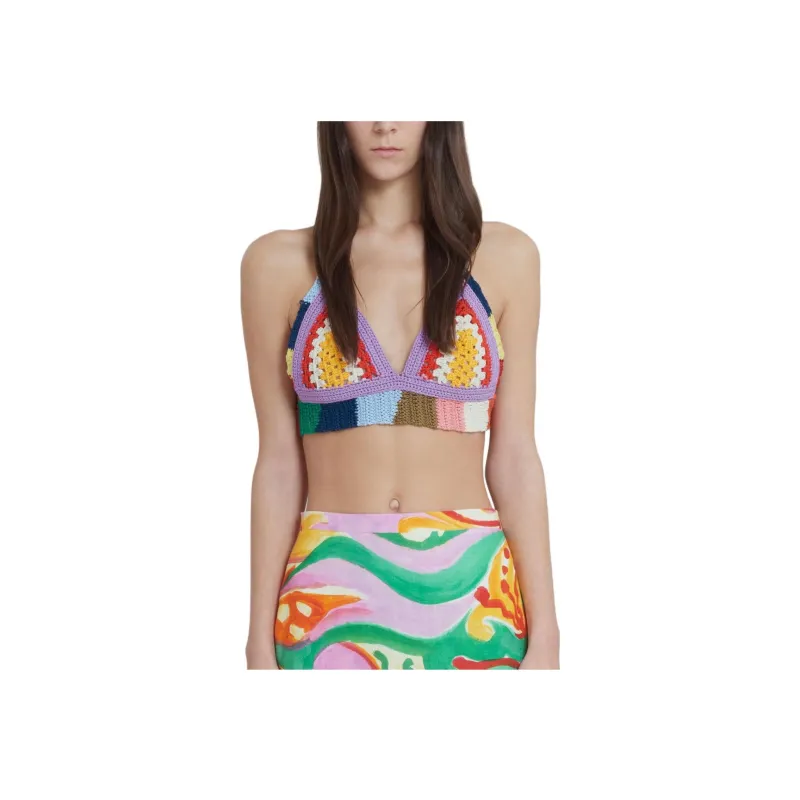 MARNI Patch Cotton Bra top-1