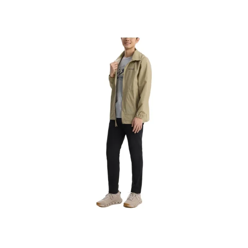 Columbia Breathable Quick Dry Abrasion-Resistant UV Protection Cooling Sun Protection Clothing Men's Khaki-3