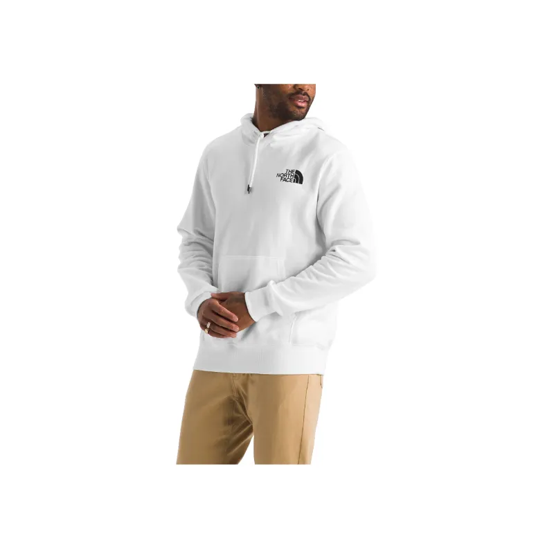 THE NORTH FACE Men's TNF Mountain Peaks Hoodie Sweatshirt Men's White-2