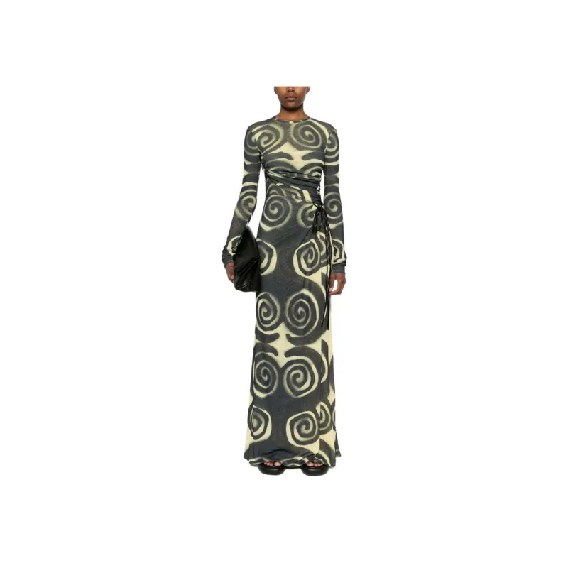 NANUSHKA SS24 Long-Sleeved Dresses Women's Green-1