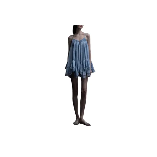 Freja 코르시카 블루 여성 슬립 원피스