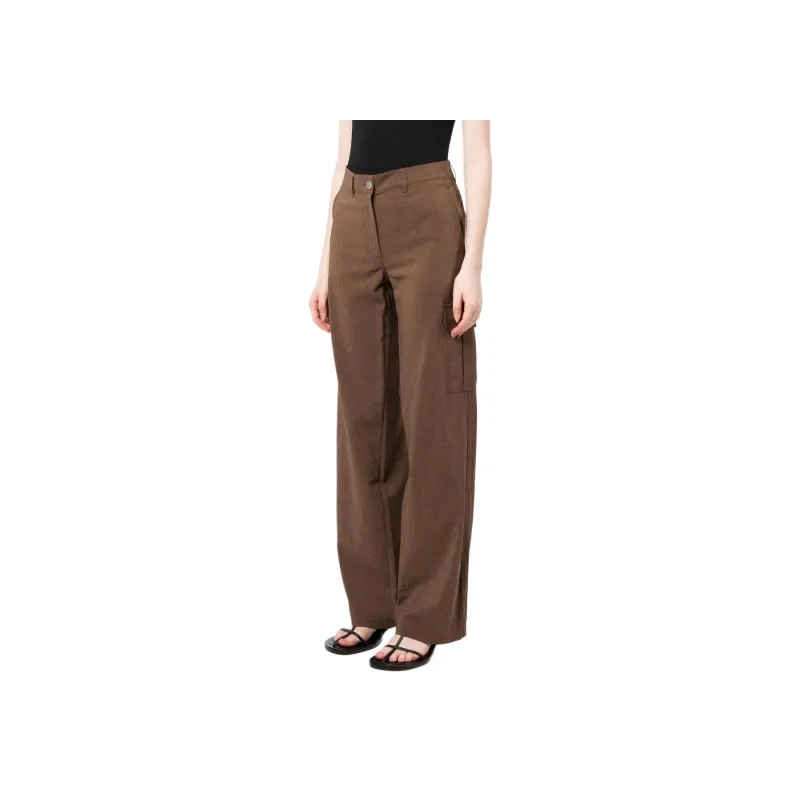 THEORY Cargo Pants Women's Brown-3
