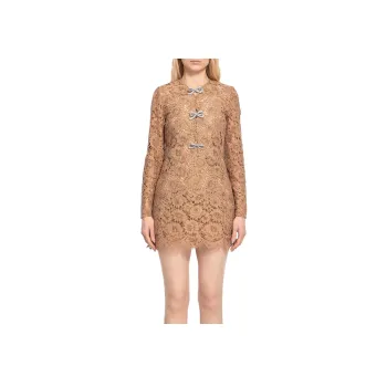 Self portrait Lace Bow Mini Dress