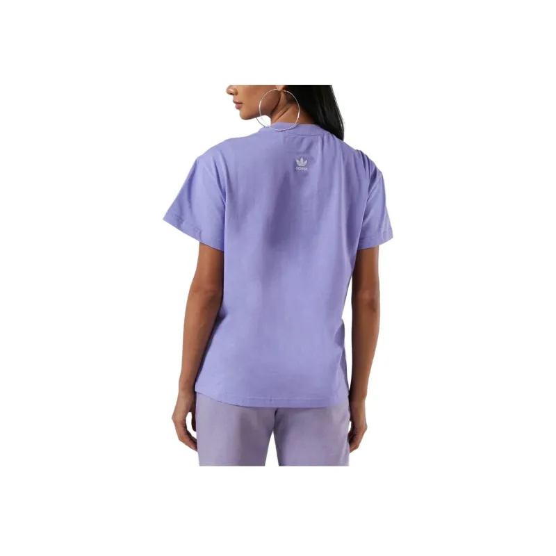 Adidas Originals T Shirt Women's Purple-3