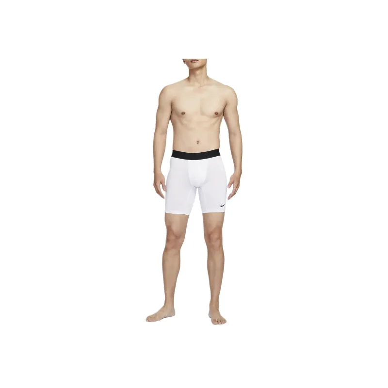 Nike Pro Dri FIT Sports Shorts Men's White-0