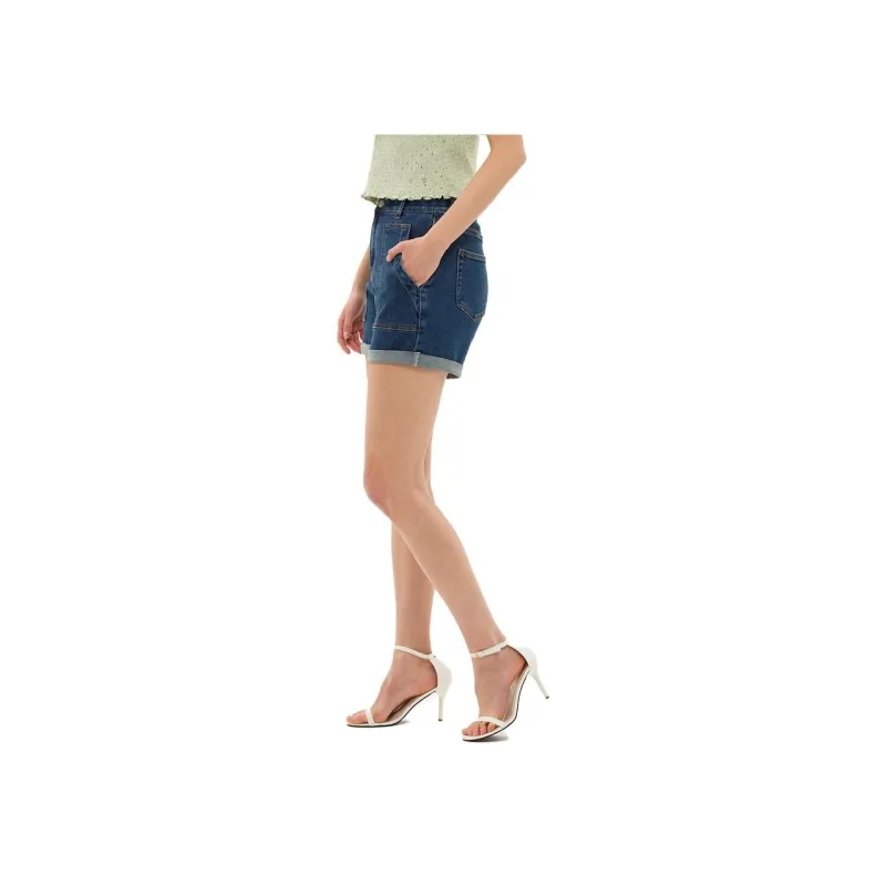GUESS Denim Shorts Women's Dark Blue-2