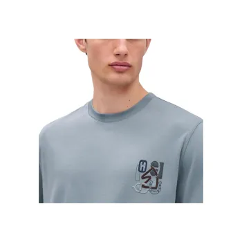 HERMES SS25 T Shirt Men's Eucalyptus Green