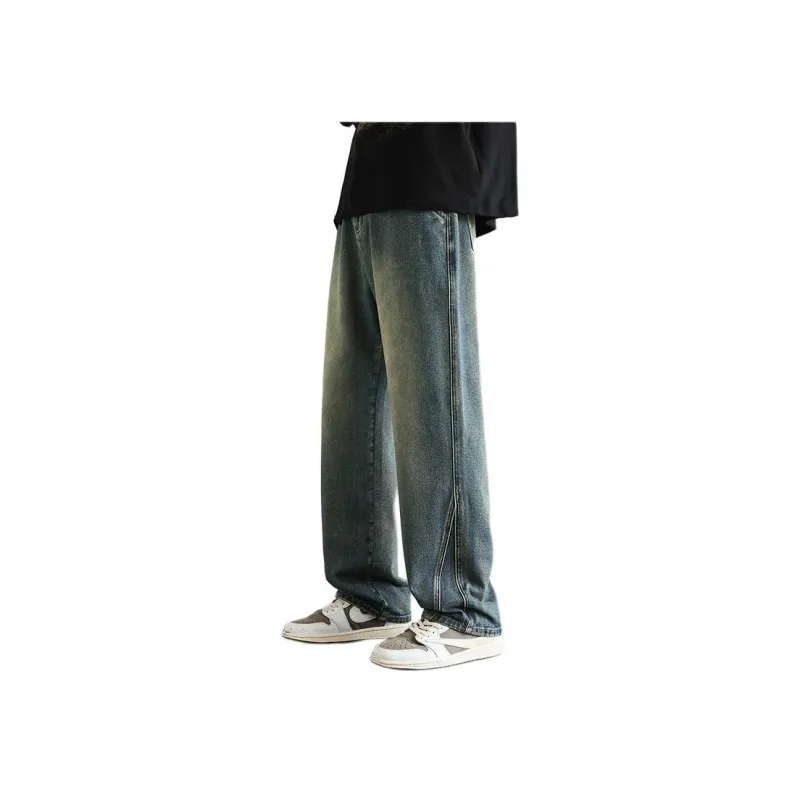 Tonlion Jeans Unisex Vintage Blue-0