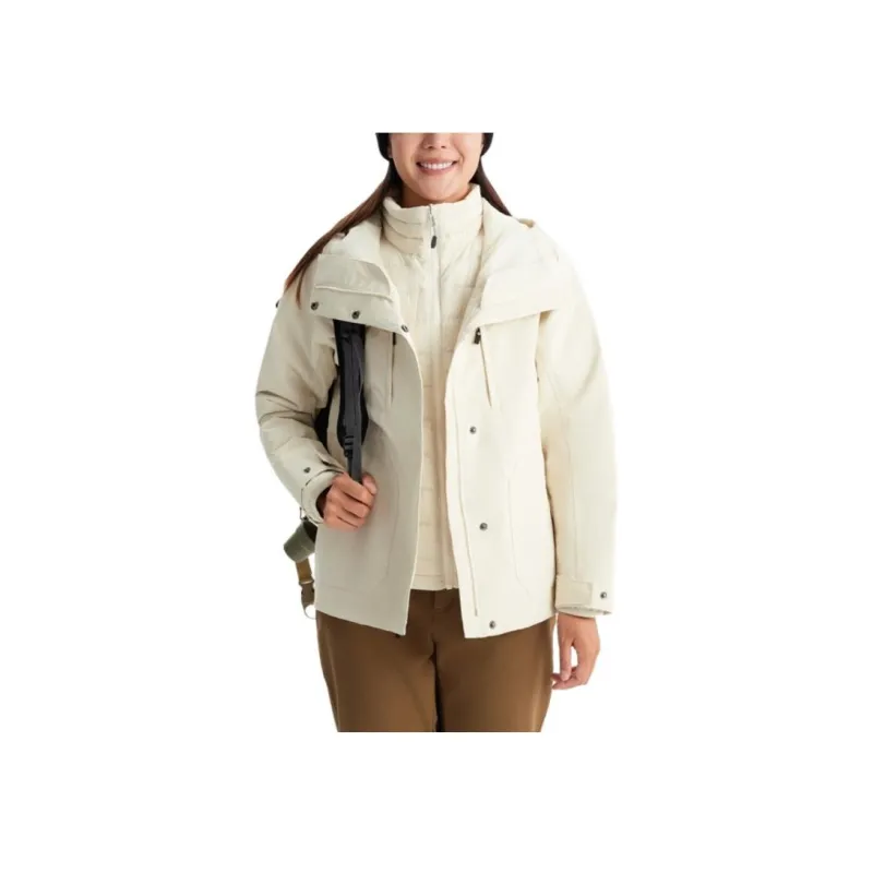 Columbia Omni Heat Waterproof Thermal Heat Reflective Windbreaker Jacket Women's Ecru-2