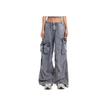 DRAGON FACE Jeans Women's Pine Gray