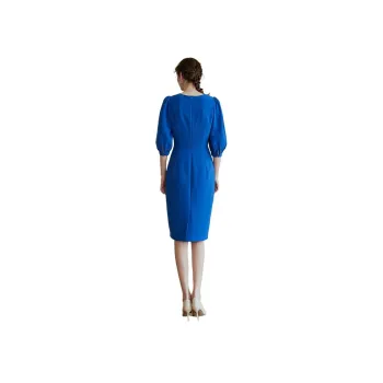 ROEYSHOUSE Short Sleeved Dresses Women's Klein Blue