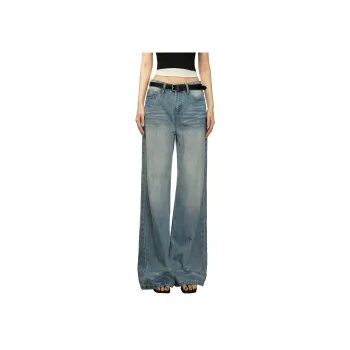 Aaisup Jeans Women's Light Blue