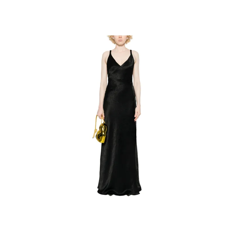 Alexander McQueen Crinkled finish Maxi Dress-1