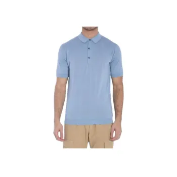JOHN SMEDLEY SS25 Polo Shirt Men's Blue