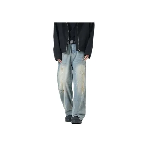 JASONWOOD 코보이 온 더 런 라이트 블루 남녀공용 청바지