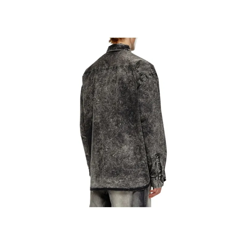 DIESEL Double Layered Oversized Shirt-2
