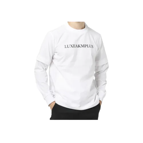 Luxeakmplus 화이트 남성 티셔츠