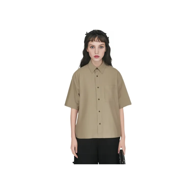 UNIQLO x Clare Waight Keller C Collection SS25 Shirt Unisex Beige-1