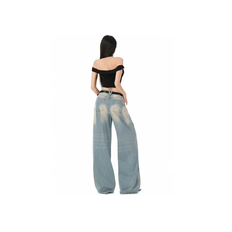 Wen Shan Jeans Women's Washed Color-4