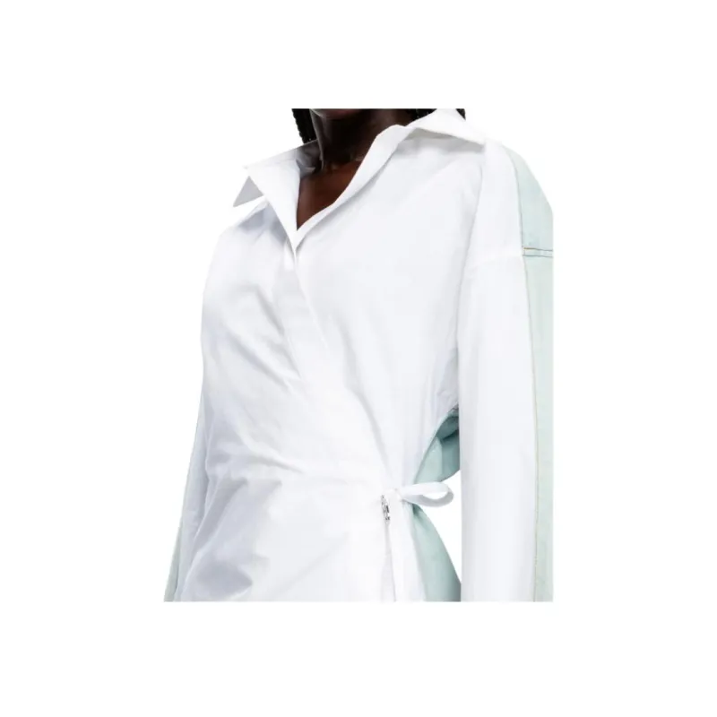 DIESEL D Elphi Den Wrap Shirt Dress-1