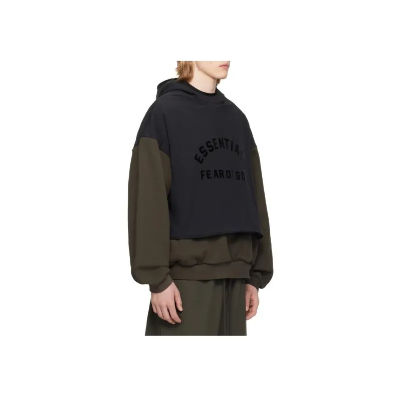 Fear Of God Essentials Nylon Fleece Hooded Sweater-4