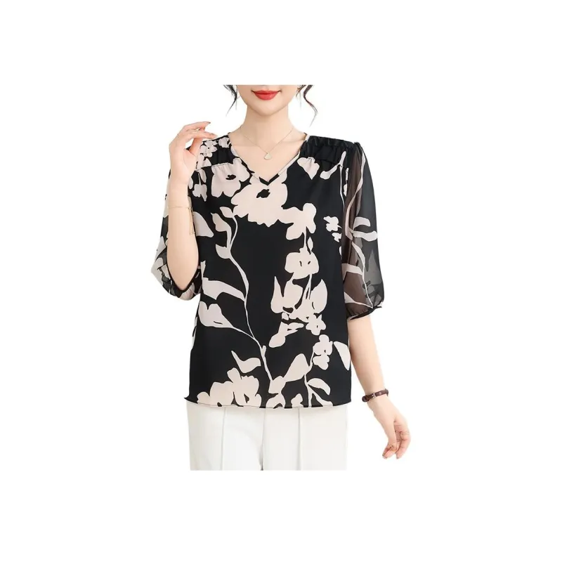 PIERRE CARDIN Chiffon Shirt Women's-0
