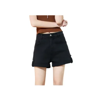 SMEN Denim Shorts Women's Black
