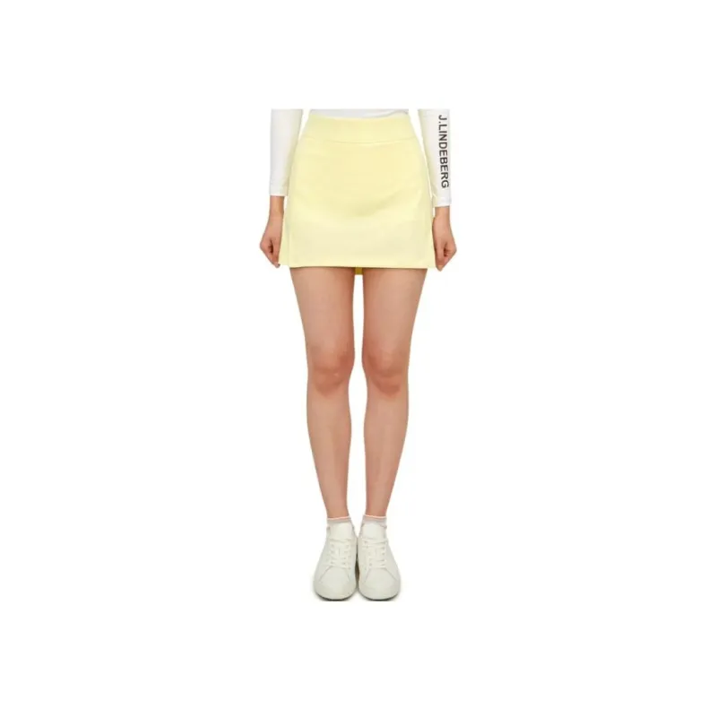 J.Lindeberg Casual Short Skirts Women's Yellow-3