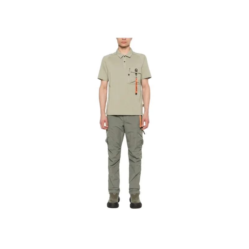PARAJUMPERS Sheldon Logo-patch Cargo Pants-1