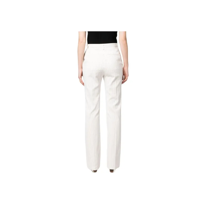 IRO NIGHT Pinstripe-pattern Straight-leg Trousers-2