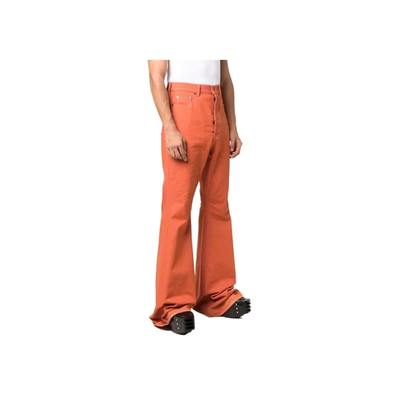 RICK OWENS/RO SS22 Jeans Men's Orange-1