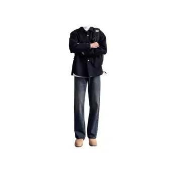 DUATOGE Jeans Men's Vintage Blue