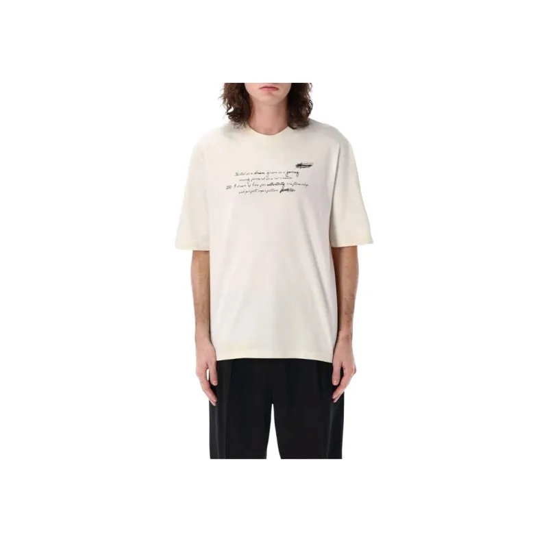 Golden Goose Deluxe Brand Hand Writing Printed T Shirt-3