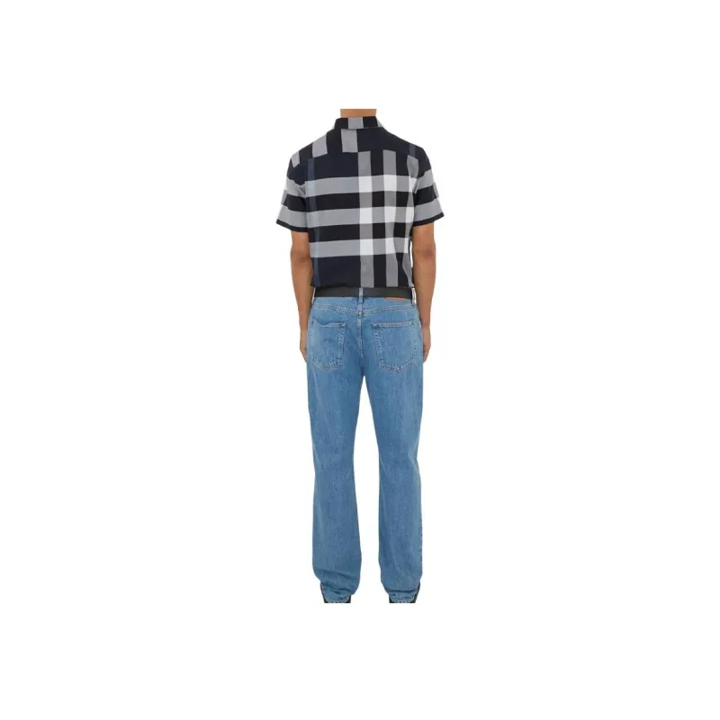 Burberry Checked Short-sleeve Cotton Shirt-1