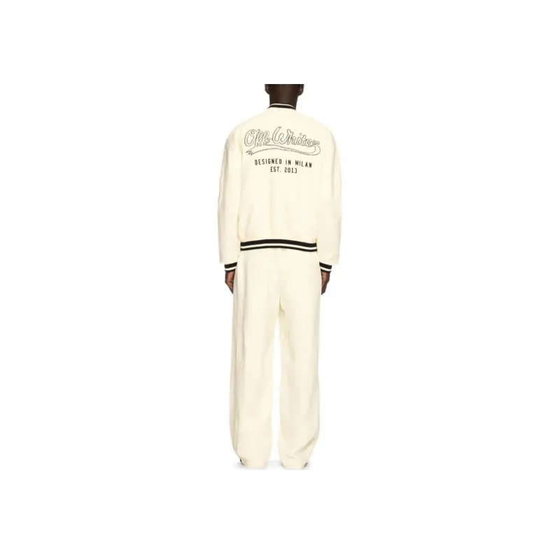OFF WHITE Logo print Trousers-3