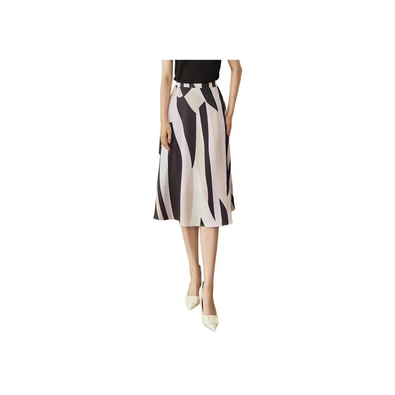 ROEYSHOUSE Casual Long Skirts Women's Multicolor-2