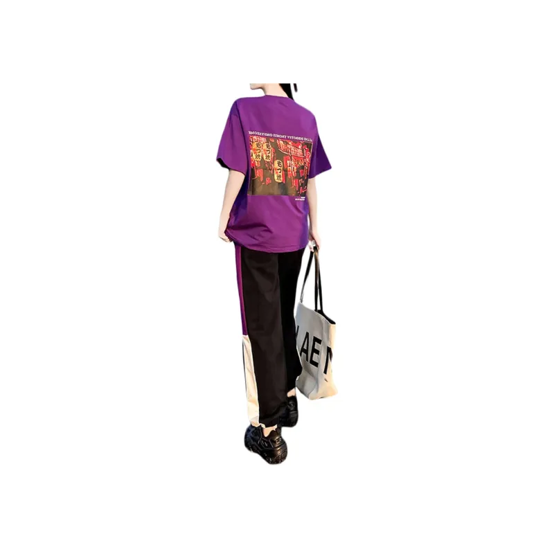 RED DRAGONFLY Casual Suit Unisex Purple-0
