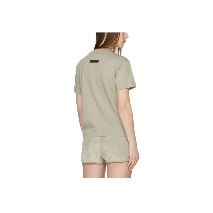 Fear Of God Essentials SS22 T Shirt Women's Gray Green-1