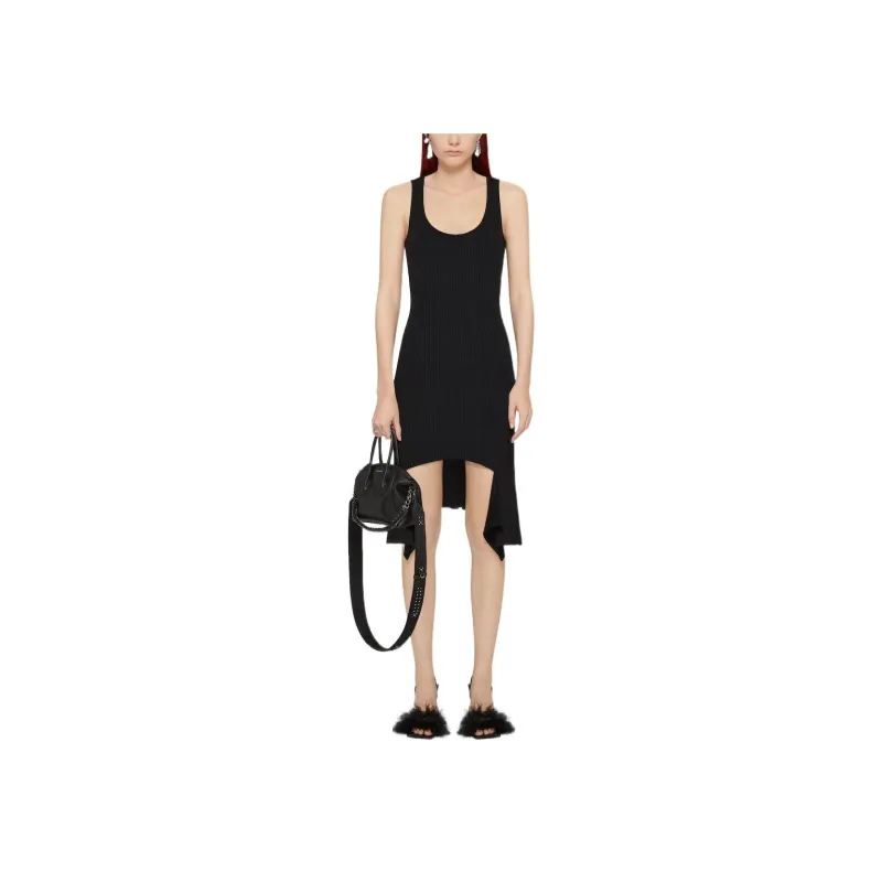 GIVENCHY SS22 Sleeveless Dress Women's Black-1