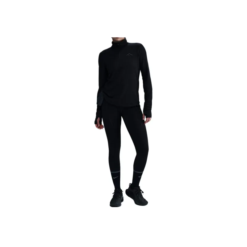 Nike Trail Women's Dri FIT 1/4 Zip Running Mid Layer Top-0