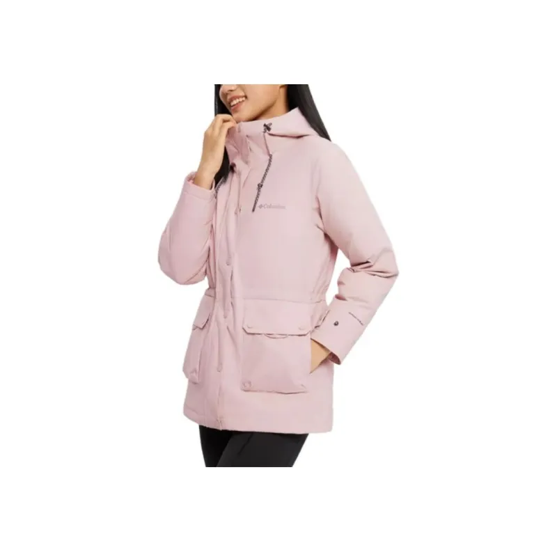 Columbia Omni Heat Down Jacket Women's Pink-3