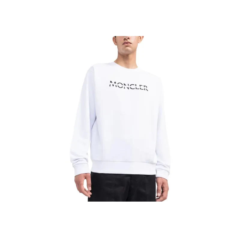 Moncler Logo embroidered Cotton Sweatshirt-3