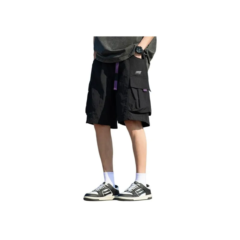 Warrior Huichao Riding The Wind Collection Shorts Unisex Army Green-10
