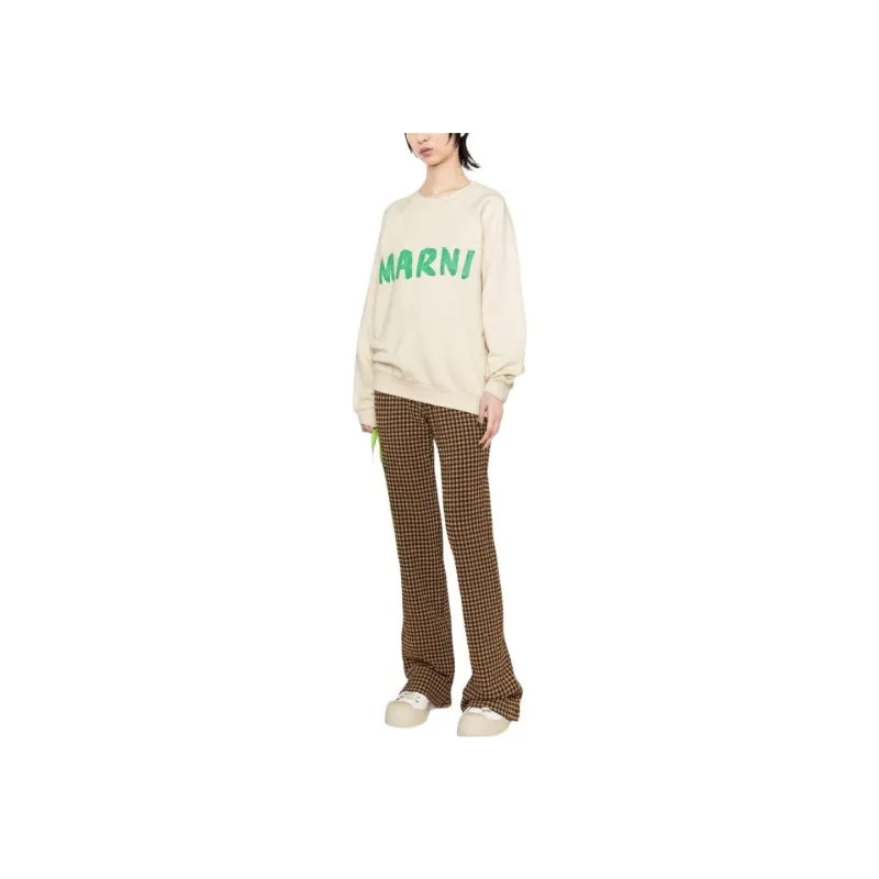 MARNI Logo Printed Crewneck Sweatshirt-1