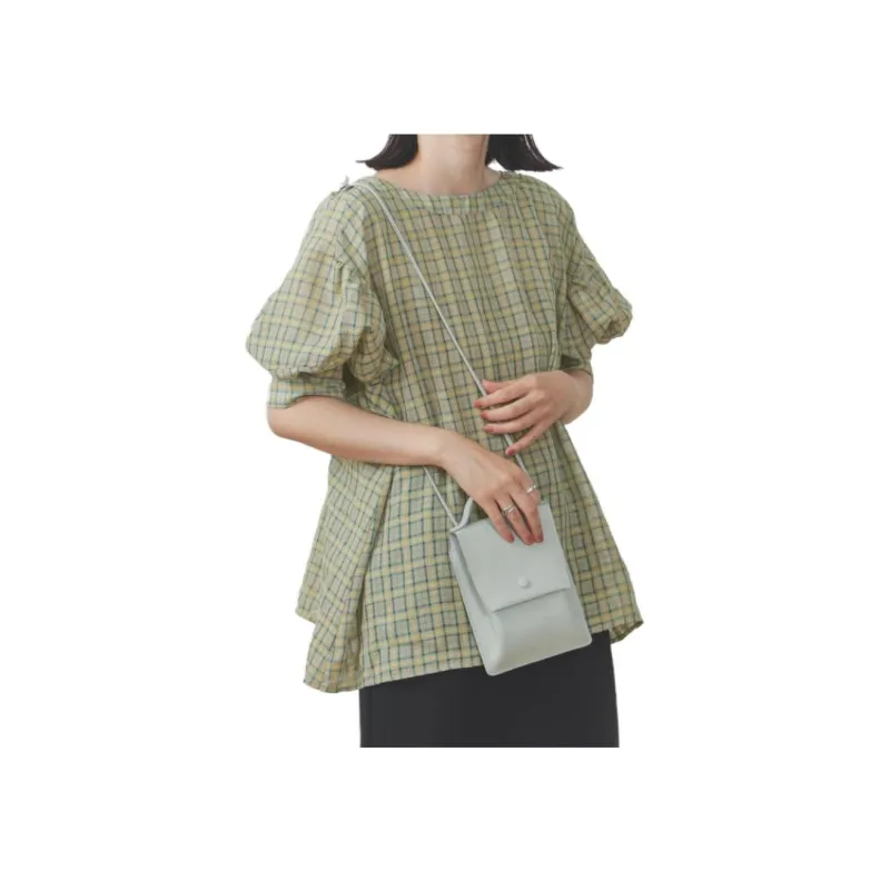 Beams Shirts Women's Green-2