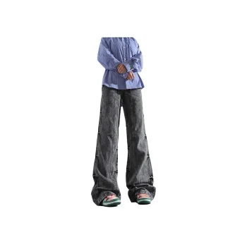 FAX FOR FMACM Jeans Unisex Black Gray