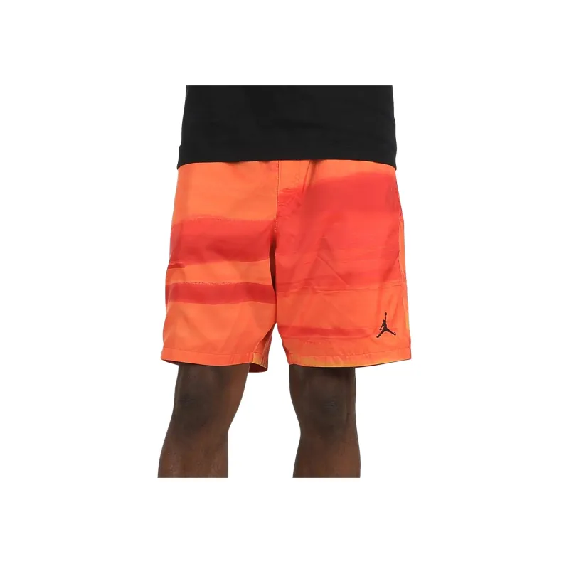 Jordan Casual Shorts Men's Orange Red-2