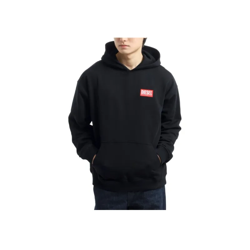 DIESEL S Boxt Hood Lab Hoodie-3